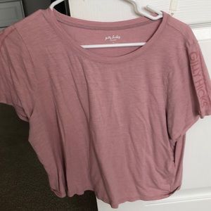 Hollister Gilly Hicks Dark Pink T-Shirt